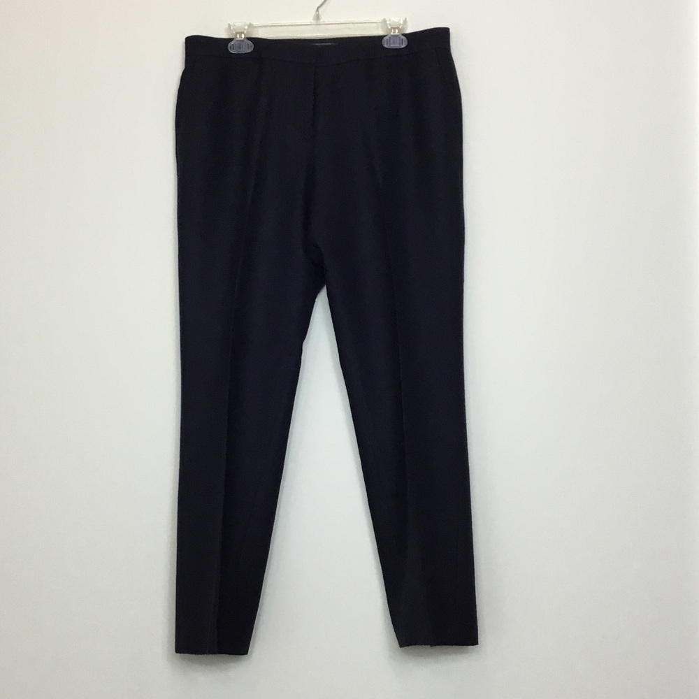Woman Anne Klein navy blue Dress Pants - Classic Tailored Fit size 14
